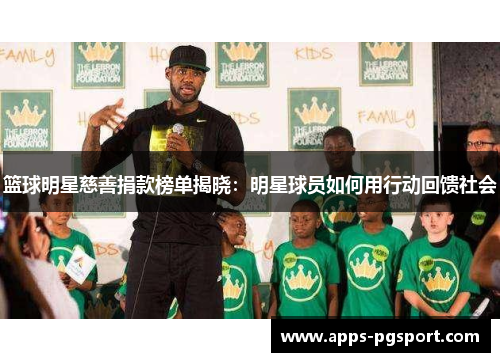 篮球明星慈善捐款榜单揭晓：明星球员如何用行动回馈社会